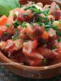 Vinegret (Ensalada de la vinagreta), ensalada rusa de remolacha