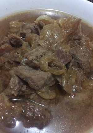 Foto resep 8. Beef teriyaki ala hokben simpel