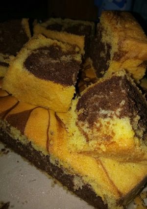 Foto resep Cake marmer 3 telor 😊