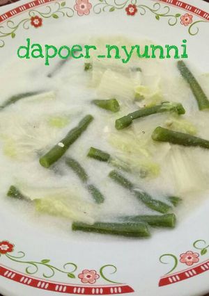 Foto resep Sayur Santan Kacang Panjang & Sawi putih