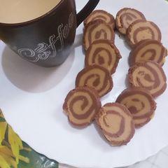 A picture of Chocolate biscuits roll.
