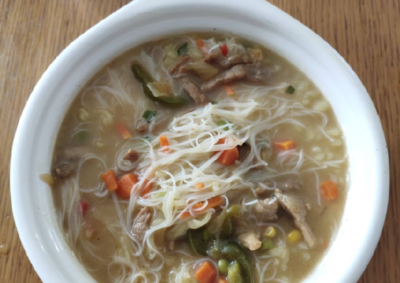 Simple Way to Prepare Super Quick Homemade Rice Noodle with Soup