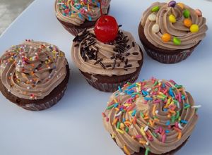 Foto resep Cupcake coklat panggang no mixer