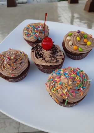 Foto resep Cupcake coklat panggang no mixer