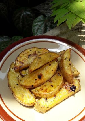 Foto resep Baked potato wedges