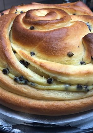 Foto di Brioche senza burro crema e cioccolato