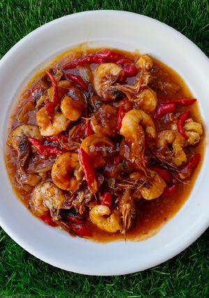 Foto resep Udang Pedas Asam Manis