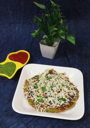 हरे मटर का हांडवा(hare matar ka handvo recipe in hindi) रेसिपी मुख्य फोटो