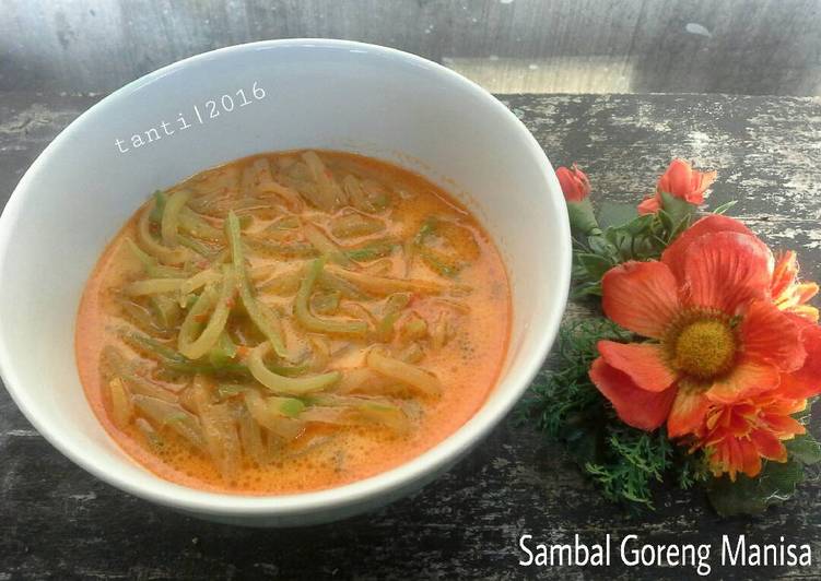 Sambal Goreng Manisa (Labu Siam)