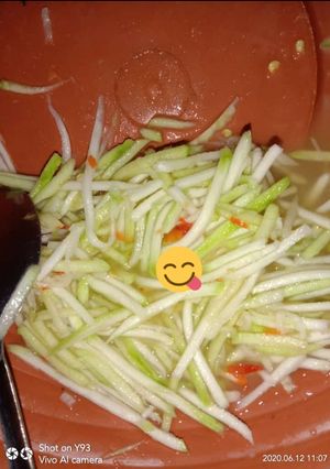 Foto resep Rujak gobet mangga muda dan apel hijau
