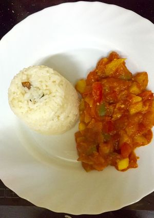 Foto principal de Pisto casero con arroz thai 