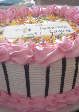 A picture of Vanilla cake,.