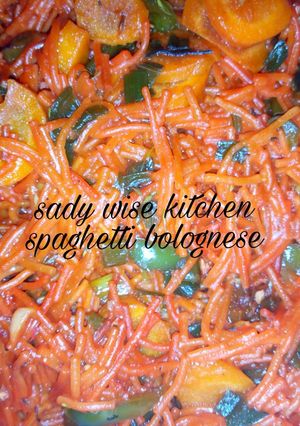 A picture of Fried Spaghetti.