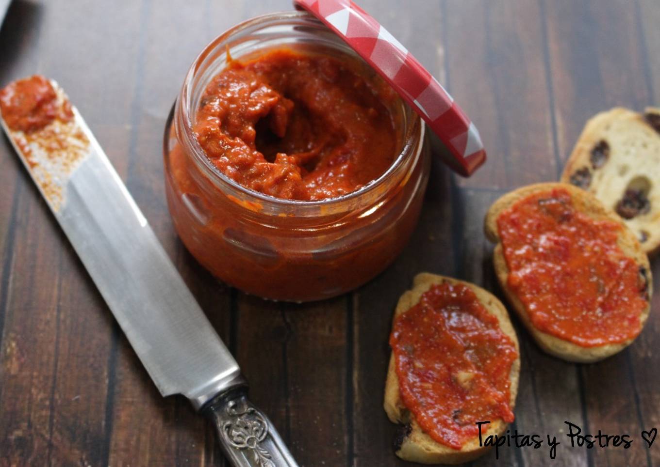 Paté de pimientos asados y anchoas