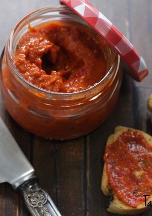 Foto principal de Paté de pimientos asados y anchoas