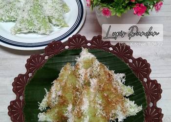 Resep Mudah 520.Lupis Pandan (metode 5.30.7) Praktis Enak