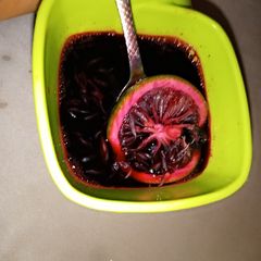 A picture of Zobo drink🍷🍷.