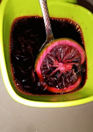 A picture of Zobo drink🍷🍷.