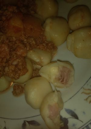 Una foto de Ñoquis rellenos