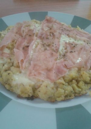 Una foto de Tortilla de polenta