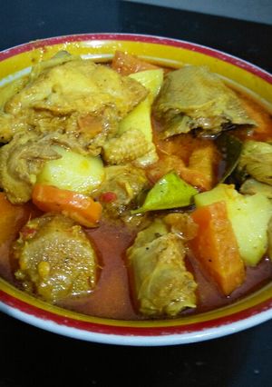Foto resep Kari Ayam bumbu original Super Lezat