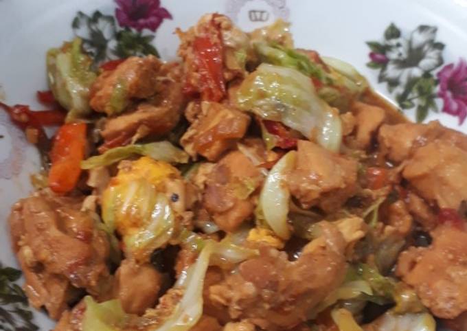 Ini dia! Resep termudah membuat Gongso Ayam  nagih banget