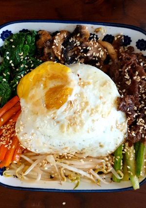 Foto resep Bibimbap simple praktis