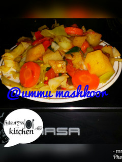 A picture of Vegetables source by ful@rny"ss kitchen.