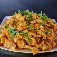 A picture of Cabbage potato shak.