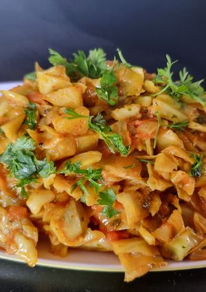 A picture of Cabbage potato shak.