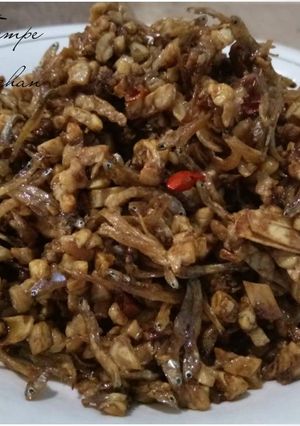 Foto resep Kering tempe ikan teri