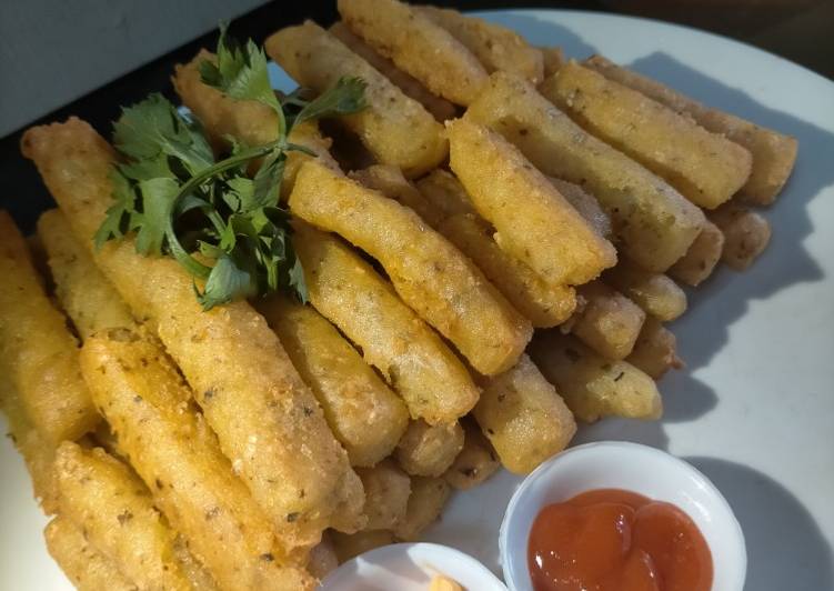 Bagaimana Menyiapkan Stik kentang keju pedas Anti Gagal