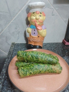 Una foto de Panqueques de espinaca 🌱