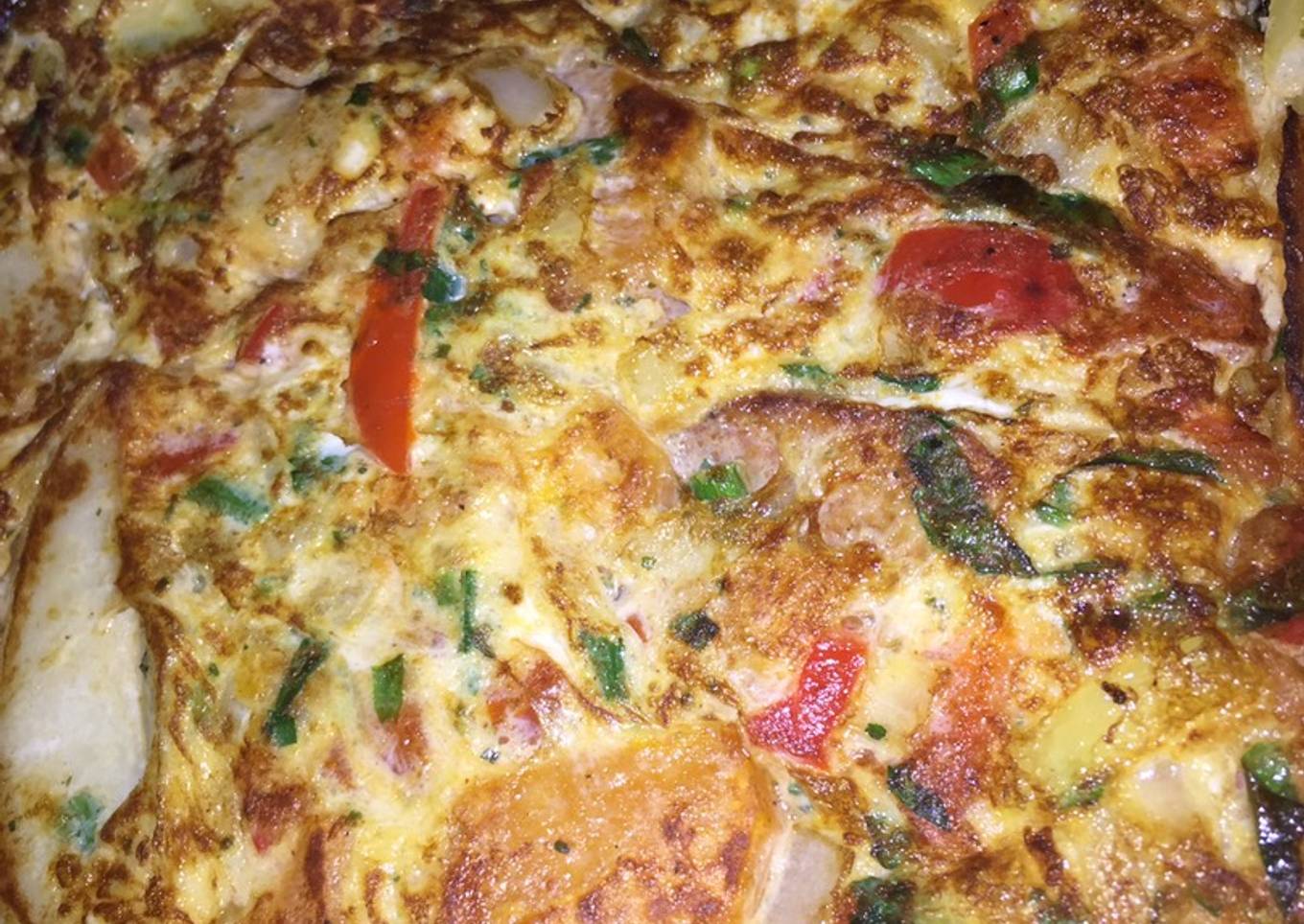 Tortilla de Papa y Boniatos