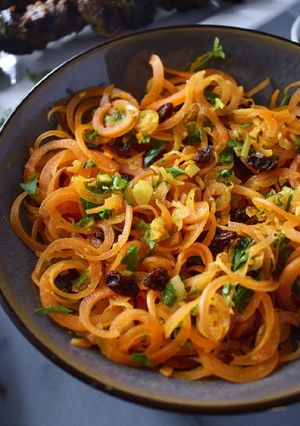 A picture of Indian Spiced Carrot Salad.