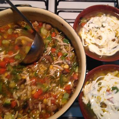 Caldo loco Receta de Miguel A. Garcia  Cookpad