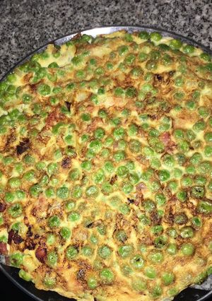 Una foto de Tortilla de arvejas