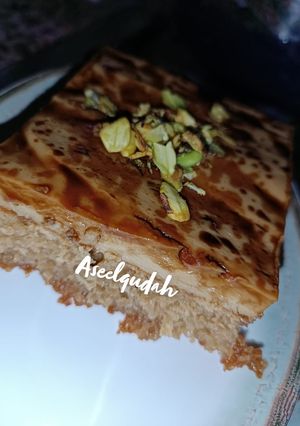صورة لوصفة بسبوسة النسكافيه