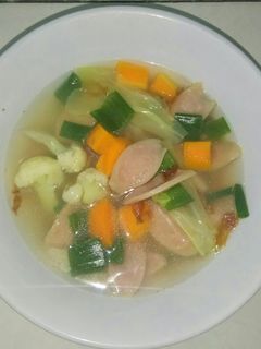 Foto resep Sup sosis simple