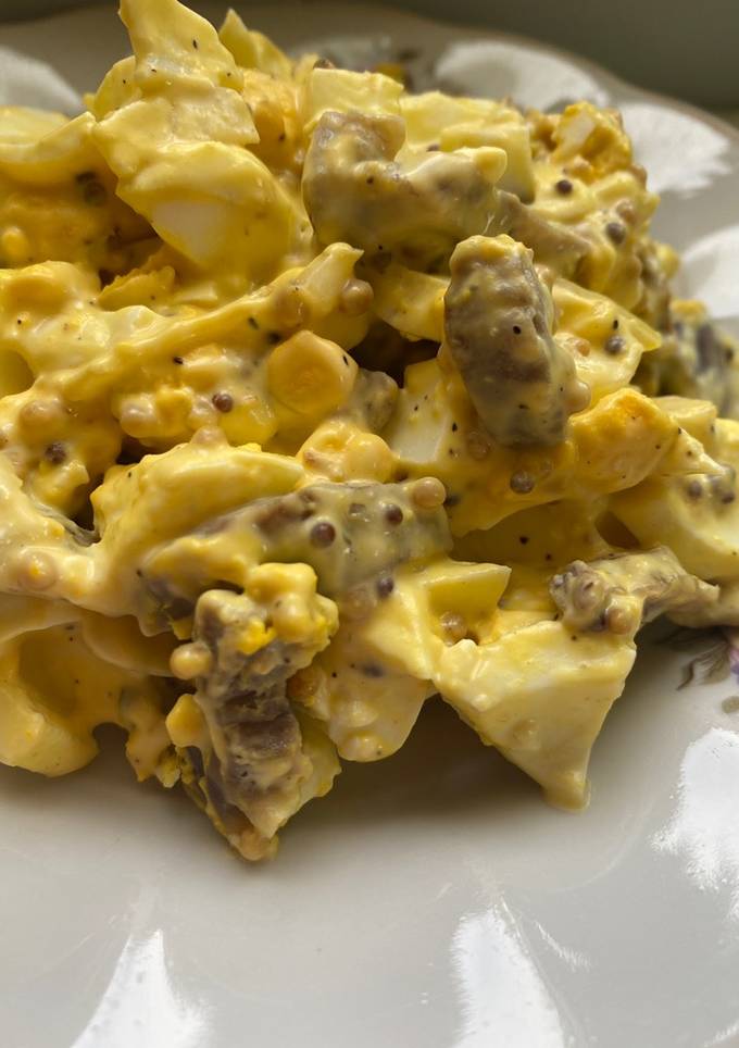 Салат з курячими шлунками