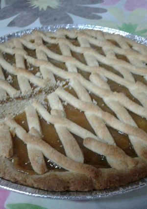 Una foto de Pasta frola de batata
