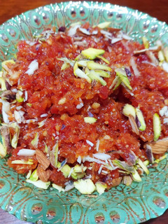 A picture of Gajar ka halwa.