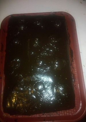 Una foto de Torta rellena de dulce de leche y baño de chocolate