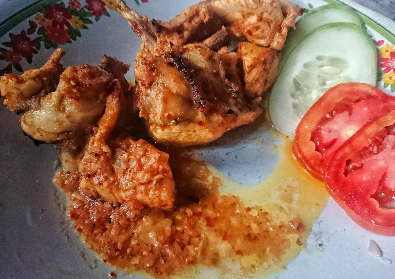 Ayam panggang bumbu balado
