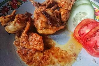 Resep Ayam panggang bumbu balado Simpel