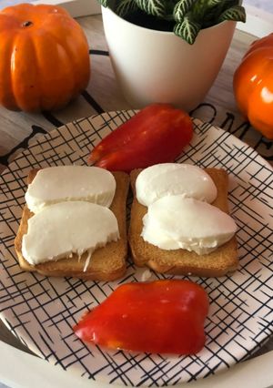 O poză a rețetei Mic dejun cu mozzarella.
