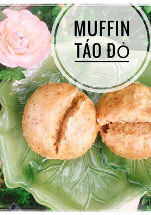 Hình của món Muffin táo đỏ.
