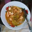 Udang tumis belimbing wuluh pedas