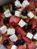 Salada de Tomate e Pepino com Feta