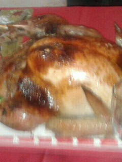 Una foto de Pavo relleno para navidad- Ecuador
